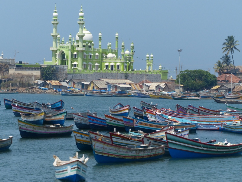 One of 2 very impressive mosques on the harbour