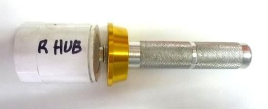Rear hub installer with bearing driver