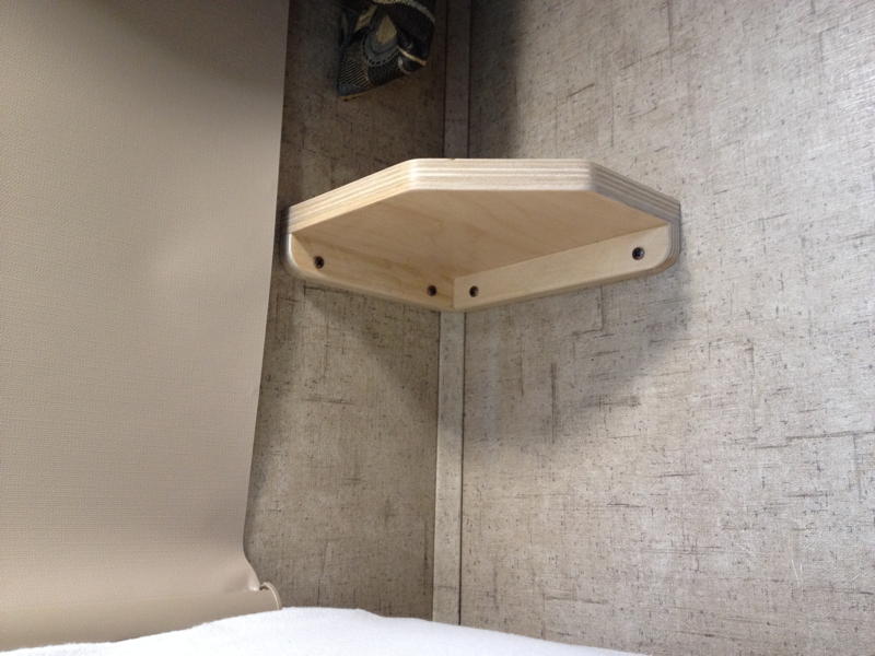 Bedroom shelves