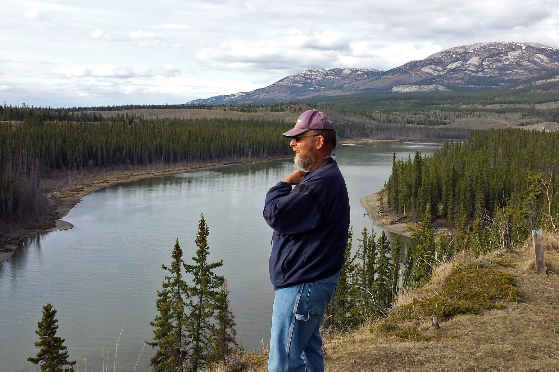 Bob at the Yukon River