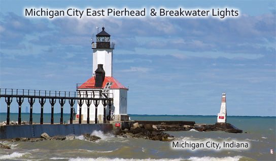 Michigan City East Pierhead &  Breakwater Lights 2
