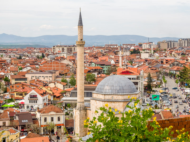 Sinan Pasha Mosque from above