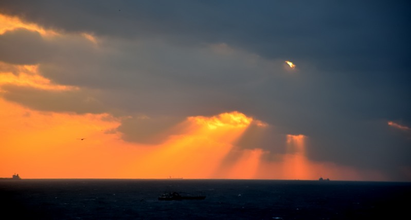 Sunrise at Catalan Bay.1