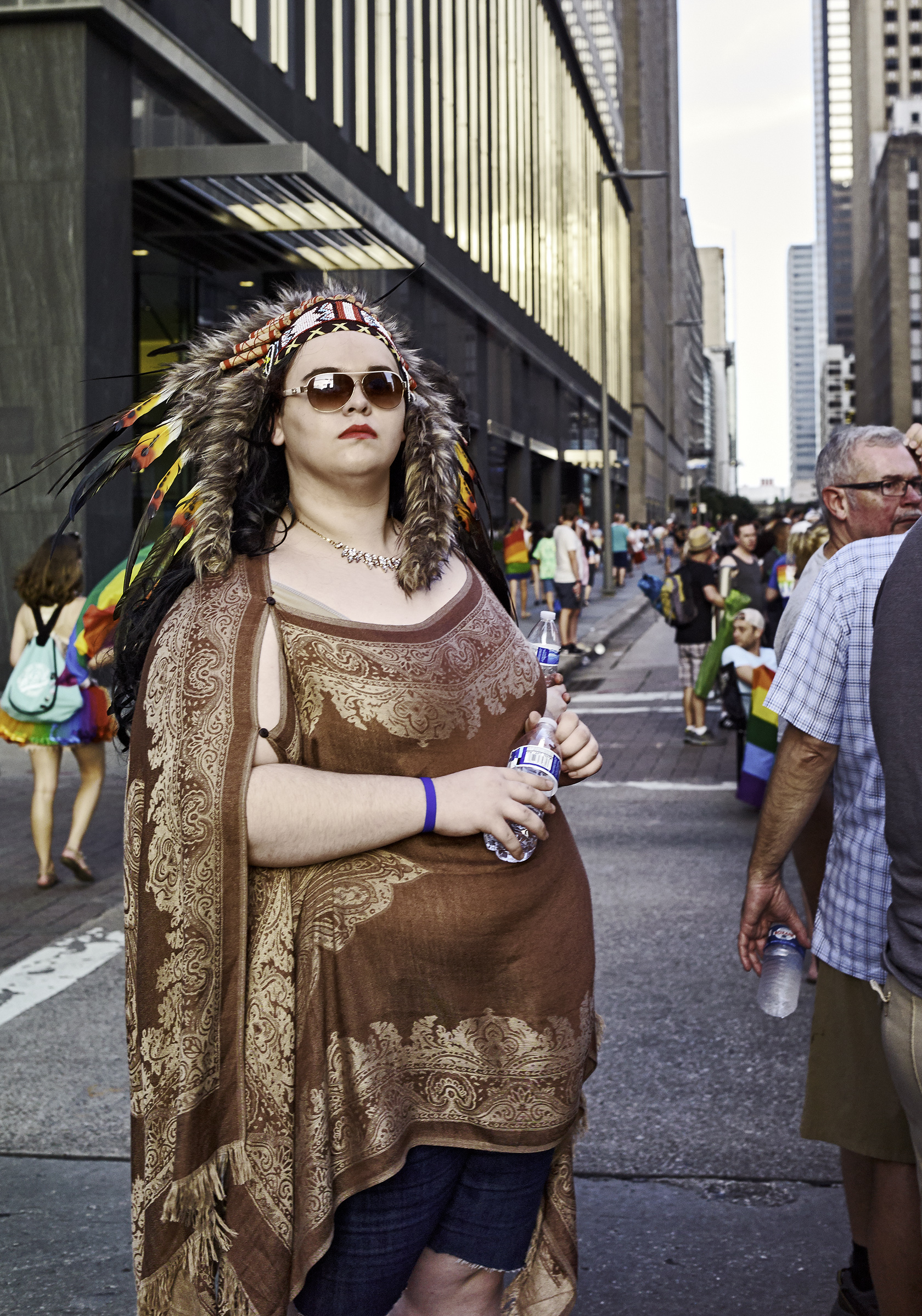 Gaia outsideTranquility Park LGBT Pride Festival 2016