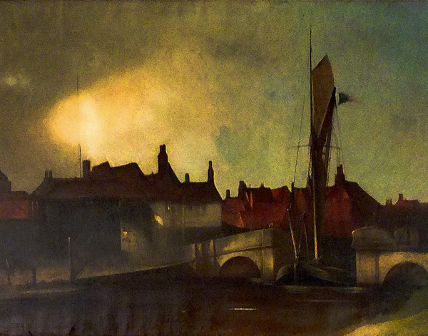 Old Painting in Sandwich Guildhall (detail)