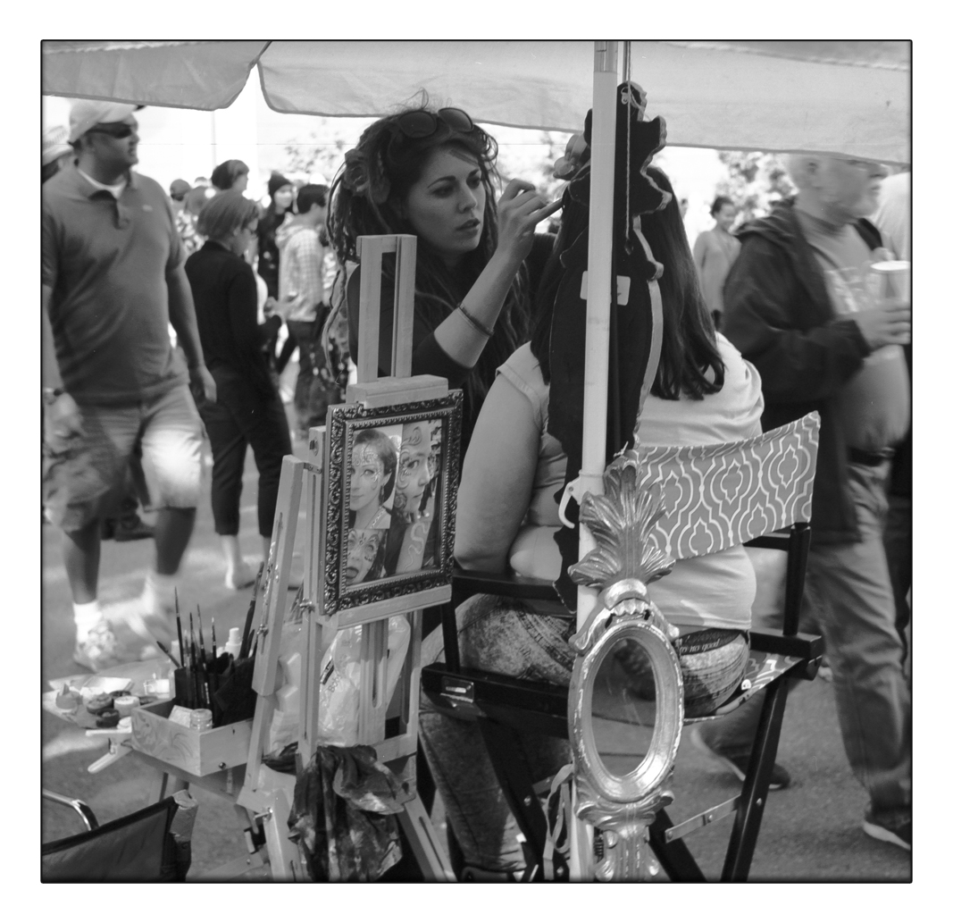 Painting Lady at Folklife