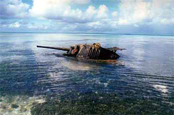 M5 tank at 1st island