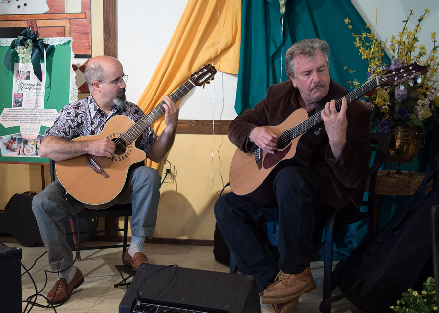Gary Lockaby and Marc Yaxley at Mountain Pie Company