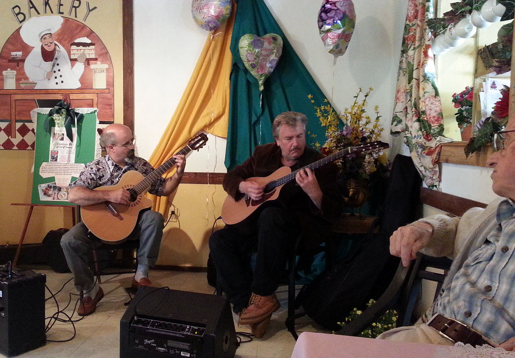 Gary Lockaby and Marc Yaxley at Mountain Pie Company
