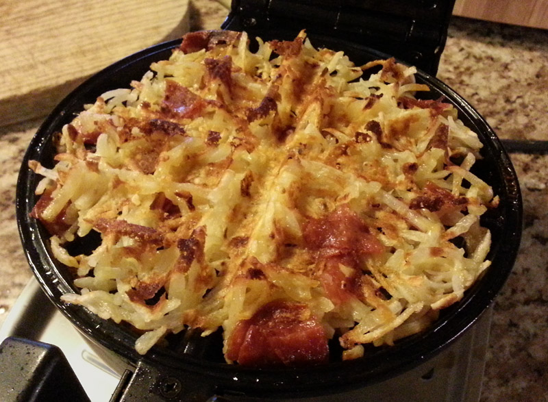 Waffle Maker Hash Browns