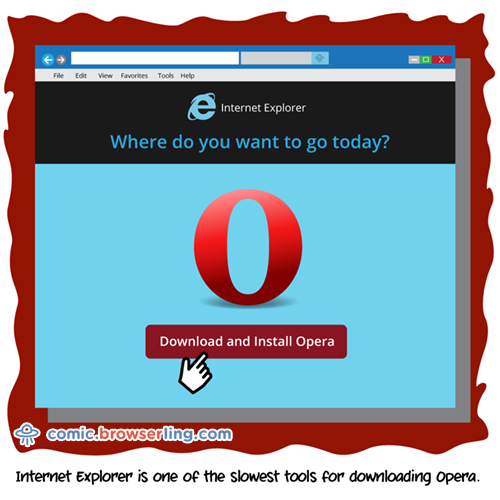 Opera - Jokes about programmers, web development, and web browsers
