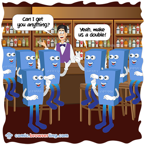 Eight Bytes - Jokes about programmers, web development, and web browsers
