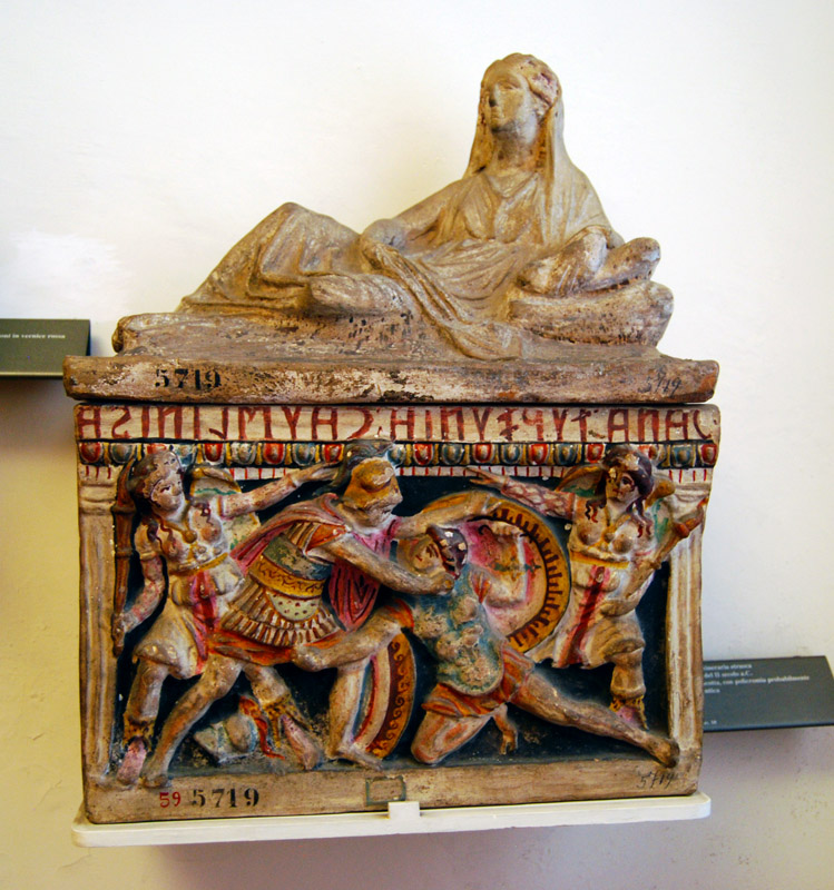 Etruscan Funeral Casket6198