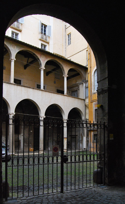 Courtyard with Faded Frescoes6602