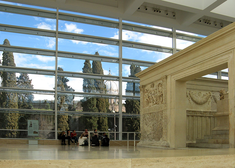 Ara Pacis In Its Glass Box5068