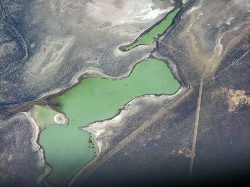 Somewhere over California. . .A Turquoise Lake5970