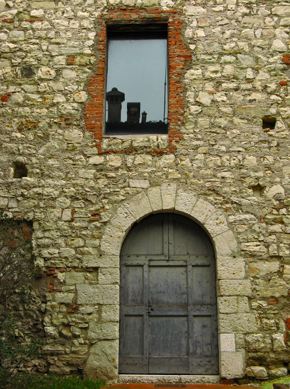 Blue Door and Reflections<br />5600