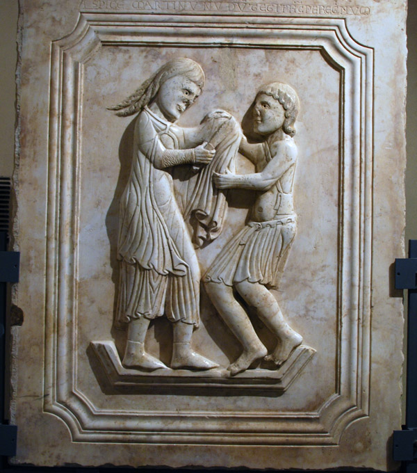 Saint Martin Dividing his Cloak with a Pilgrim, XII Century8073