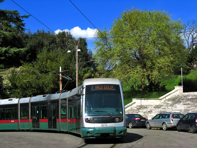 Tram from Viale Aventino to Valle Giulia8248