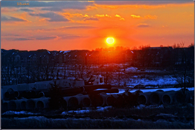 Sunset in Johnson County 2014