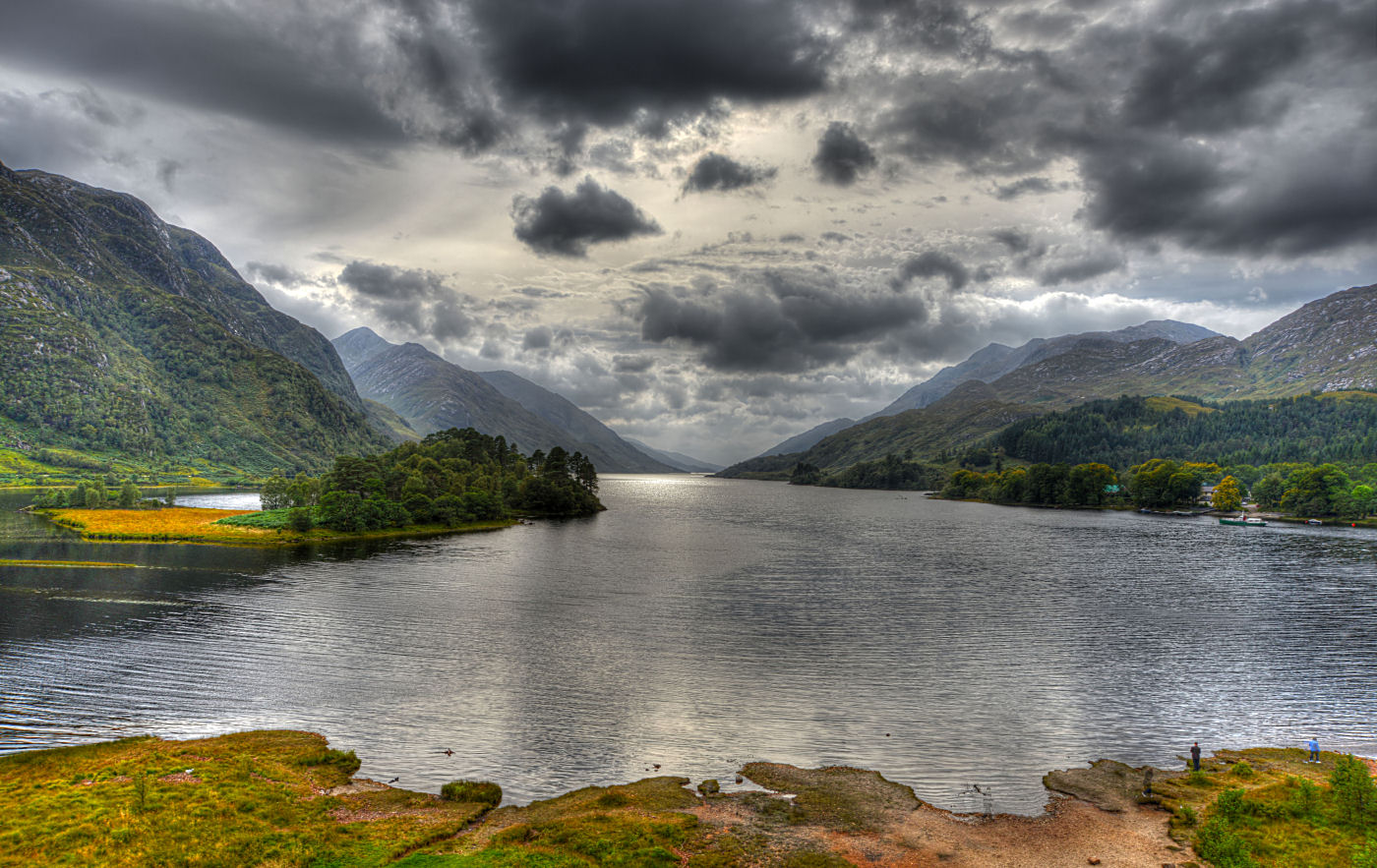 View from the top of Glenfinnan Monument