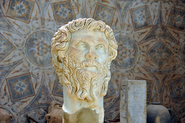 Colossal head of the Emperor Septimus Severus, Museum of Djmila