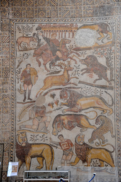 Mosaic of a hunting scene, Museum of Djmila