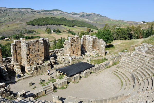 Roman Theatre from above, Djmila