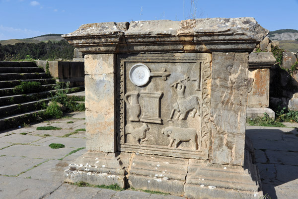 Stone altar, Old Forum, Djmila