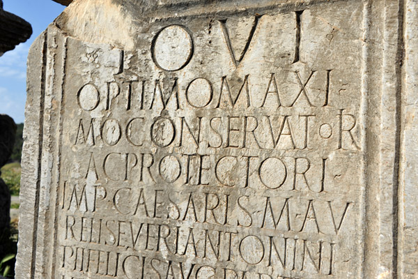 Latin inscription, Old Forum, Djmila