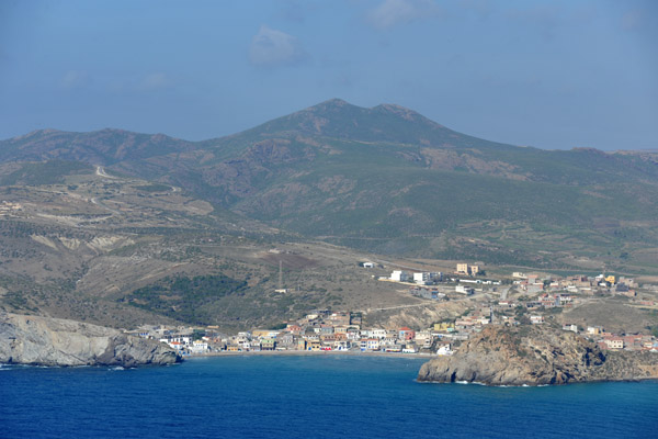 A view of the town beach of Bouzedjar