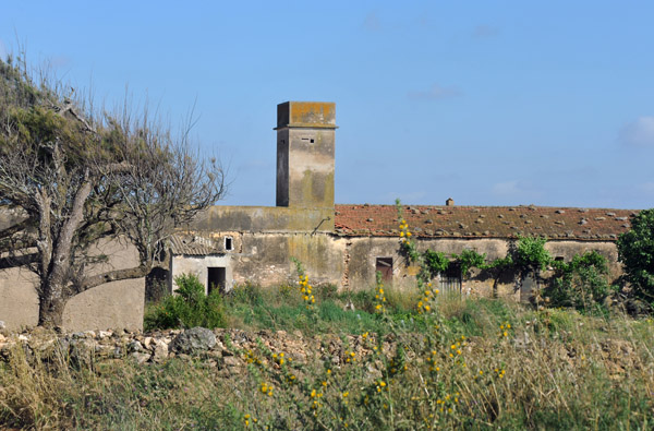 What looks like a fortified farmhouse near Douar el Msad