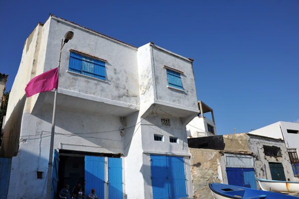 Fisherman's house at the end of Bouzedjar Beach