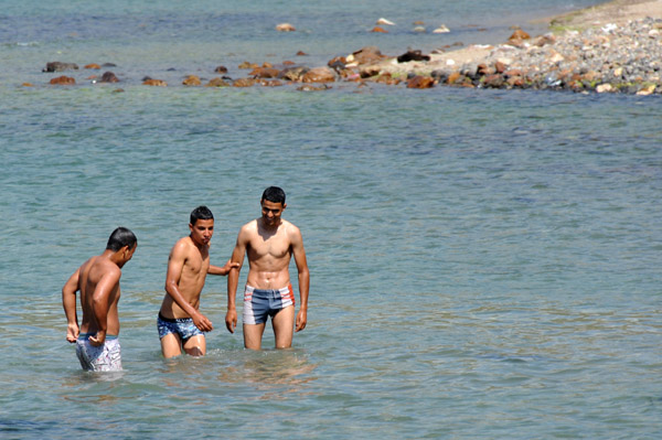Algerian guys enjoying a day out at Madagh II