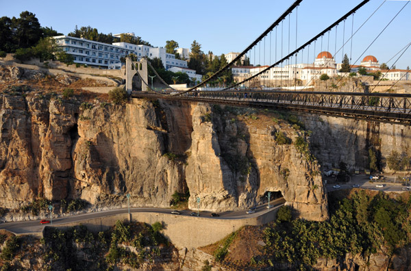 With a span 175m over the river below, Sidi M'Cid was the highest bridge in the world until 1929