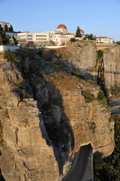 Cliffs on the north side of the Pont Sidi M'Cid