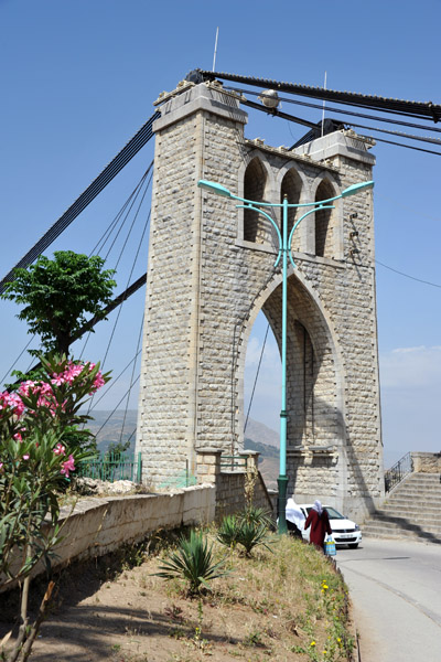 North tower, Sidi M'Cid Bridge