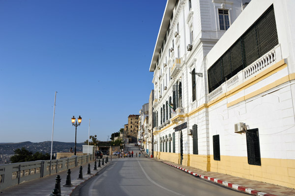 Boulevard Youcef Zighoud runs along the west side of the plateau of Constantines old city