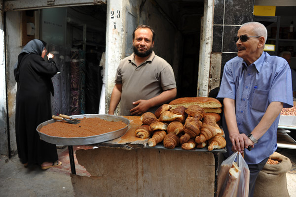 French croissants and traditional baked goods, Souq of Constantine
