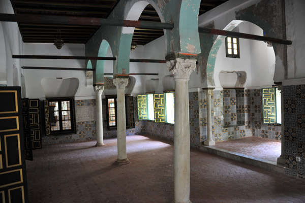 The Palace of Ahmed Bey is mostly empty with a small museum on the lower level