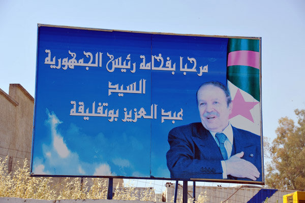 The President of Algeria since 1999, Abdelaziz Bouteflika