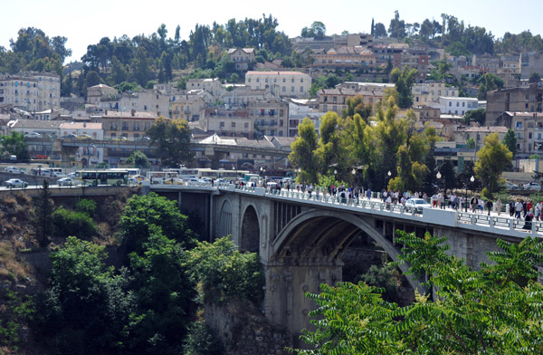 The El-Kantara Bridge linking the old city with the train station