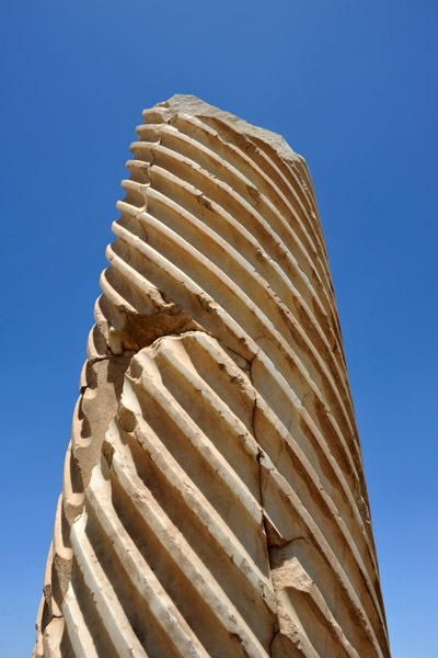 Spiral column, Library of Timgad