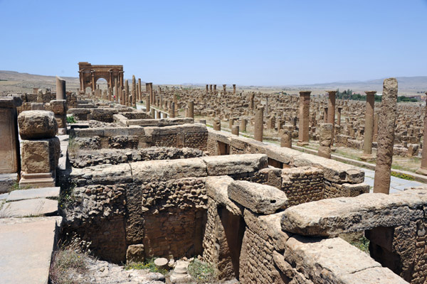 North side of the Forum of Timgad