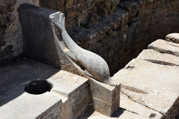 The public toilets by the Forum were even decorated with carvings of dolphins