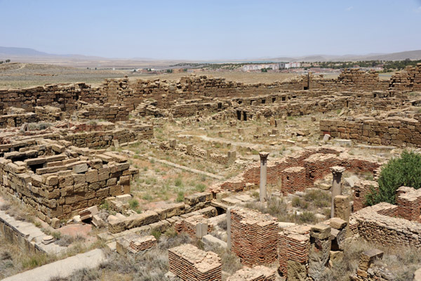 The Byzantine Fort of Timgad measures 112m x 67m