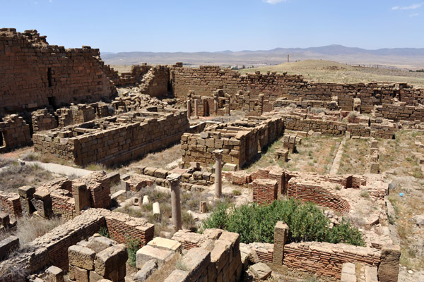West side of the Byzantine Fort, Timgad