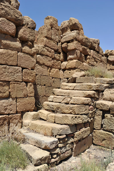 Steps in the Byzantine Fort, Timgad