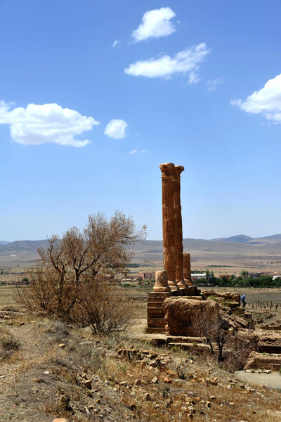 Scant remains of the Capitol, Timgad