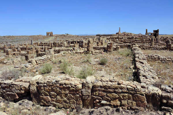 Ruins in the far west of Timgad